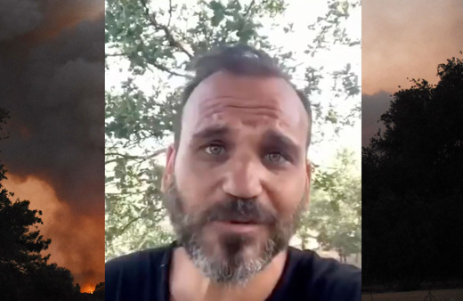 Oyuncu Gürgen Öz yangınlara isyan etti: Dünyadan yangın tüpü istiyoruz