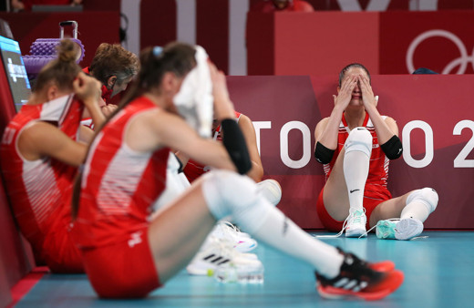 A Milli Kadın Voleybol Takımı çeyrek finalde Güney Kore'ye 3-2 yenilerek elendi