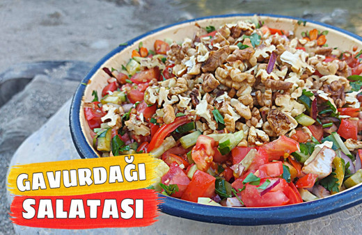 Gavurdağı salatası nasıl yapılır şahane lezzet!