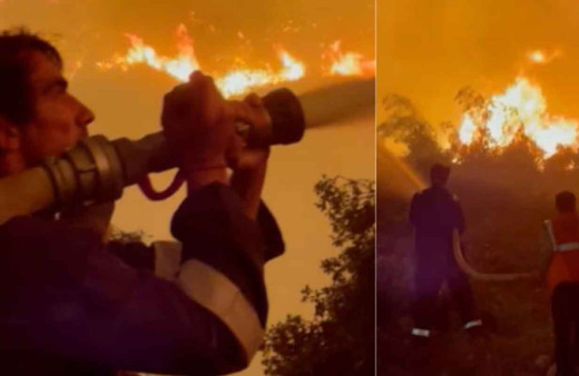 Milas yangınında itfaiyecilerle mücadele eden İbrahim Çelikkol'dan ilk açıklama