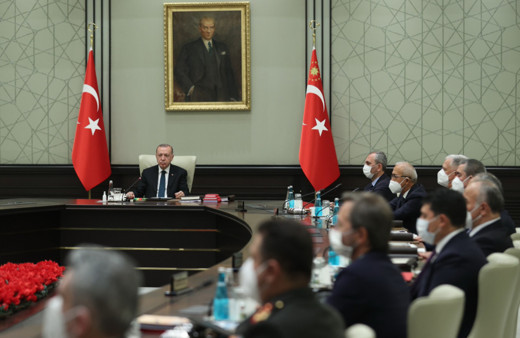 Milli Güvenlik Kurulu Cumhurbaşkanı Erdoğan'ın başkanlığında toplandı