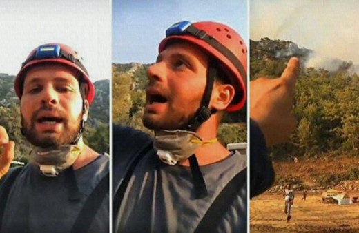 Sosyal medya fenomeni Batuhan Onur Maz çekim yapmasına izin verilmeyince itfaiyeye iftira attı