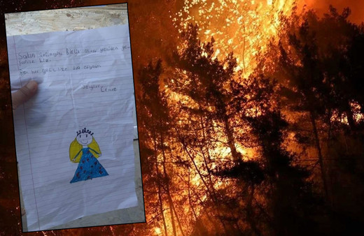 Yangın sonrası Mersin'e gönderdi! Koliden çıkan not görenleri duygulandırdı: Sakın...