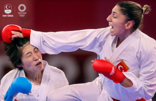 Merve Çoban, Tokyo 2020'de yarı finale çıkarak olimpiyat madalyasını garantiledi