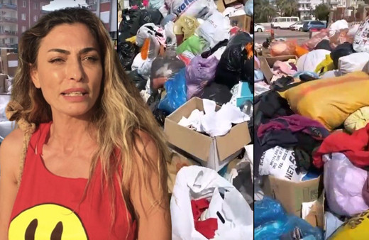 Kullanılmış iç çamaşırı, jartiyer çıktı! Muğla Marmaris'teki yardımlar Leyla Bilginel'i isyan ettirdi
