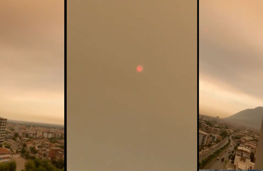 İzmir havası ürküttü! İnşallah başka bir şeyin habercisi değildir