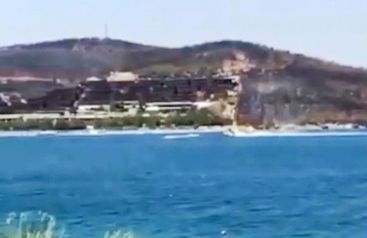 Muğla'da yangın söndürme uçağını engelleyen jetski hakkında soruşturma