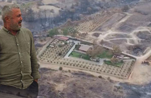Manavgat'taki yanmayan villa Belediye başkanı Şükrü Sözen'in çıktı
