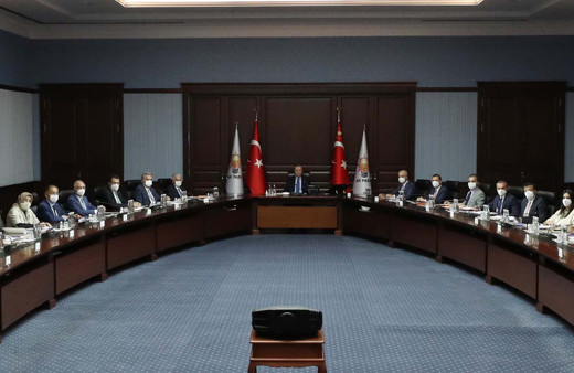 AK Parti MYK toplantısı Cumhurbaşkanı Erdoğan başkanlığında başladı