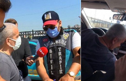 Polisi turist sanan taksici Taksim'den Nişantaşı'na 50 Euro, Şişli'ye 500 lira istedi