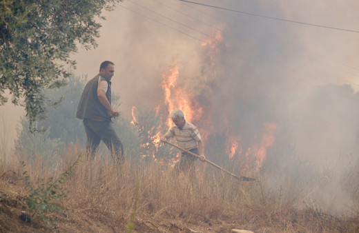 Yangın bölgesinde poliçe yenilemelerine bir aylık ilave süre tanındı