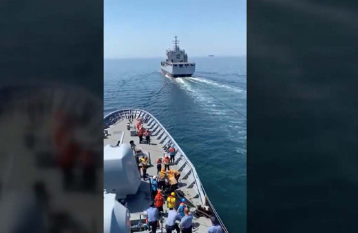 MSB duyurdu! Akaryakıt gemisinden denizin ortasında ilk kez transfer