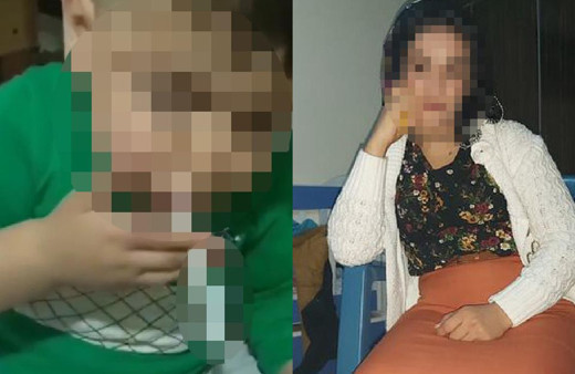 Oğluna sigara içirip ölmesi için ilaç vermişti! İnfial yaratan anne tahliye edildi