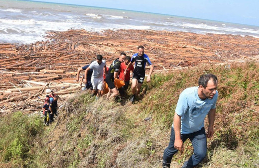 Sinop'ta tomrukların arasından cansız kadın bedeni çıktı