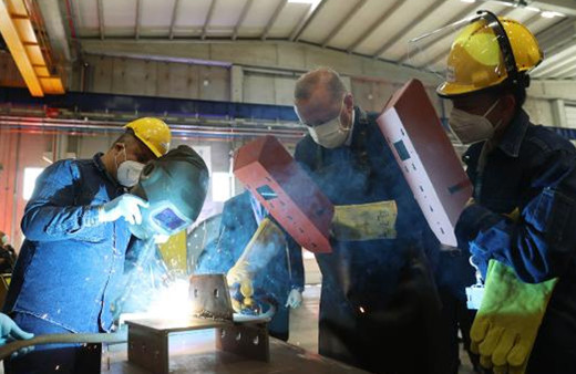 Cumhurbaşkanı Erdoğan alkışladı! Kaynak ustası Melek açılışta sözleriyle dikkat çekti