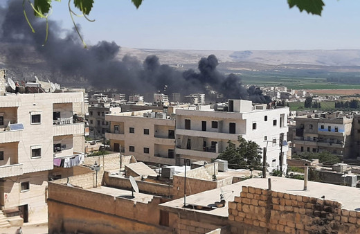 Afrin'e roket ve havan saldırısı