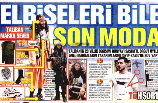 Marka kıyafetler kullanan Taliban'ı manşetine taşıdı CHP'li vekil tepki gösterdi