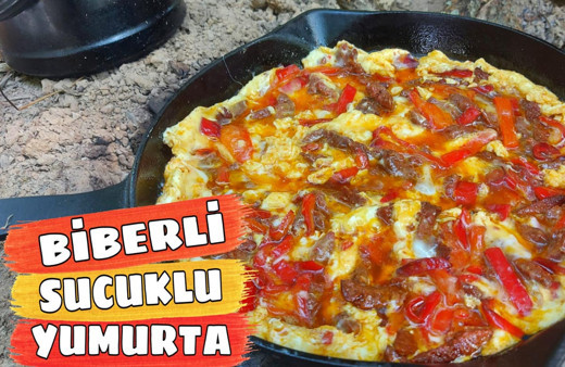 Biberli omlet nasıl yapılır eşsiz lezzet!