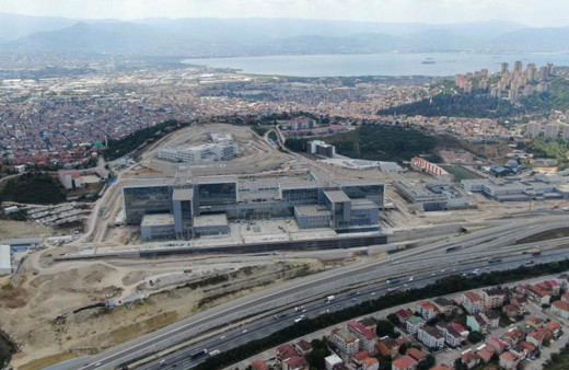 Kocaeli Şehir Hastanesi'nde çalışmalarda  sona yaklaşıldı