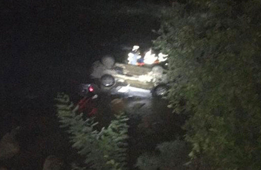 Giresun’da otomobil dereye uçtu: 1 ölü