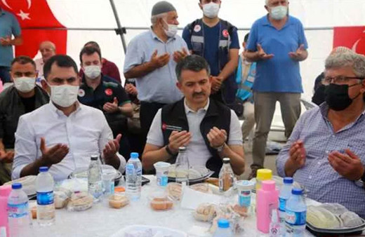 Bozkurt'ta sel felaketinde hayatını kaybedenler için mevlit okutuldu