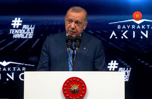 Cumhurbaşkanı Erdoğan'dan AKINCI TİHA teslim töreninde önemli açıklamalar