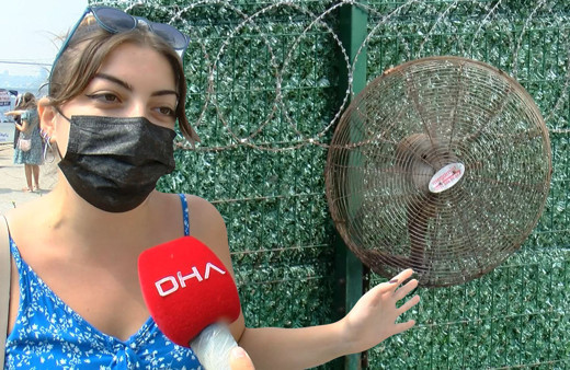 Yer: İstanbul! Gelen 5 dakika dayanabiliyor: Vantilatörü gören pes dedi