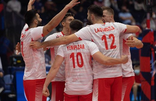 A Milli Erkek Voleybol Takımı, Avrupa Şampiyonası'ndaki ilk maçında Rusya'yı yendi