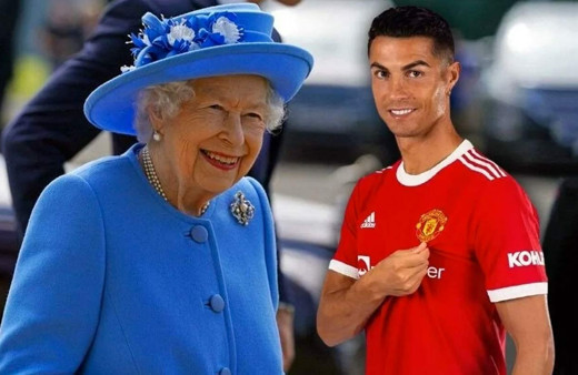 Kraliçe Elizabeth imzalı forma istedi Cristiano Ronaldo tarihe geçti