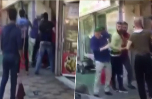 Bursa'da Suriyeliler tekme tokat birbirine girdi! Acımasızca vurdular