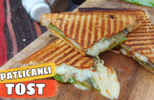 Patlıcanlı tost nasıl yapılır tadına doyamayacaksınız!