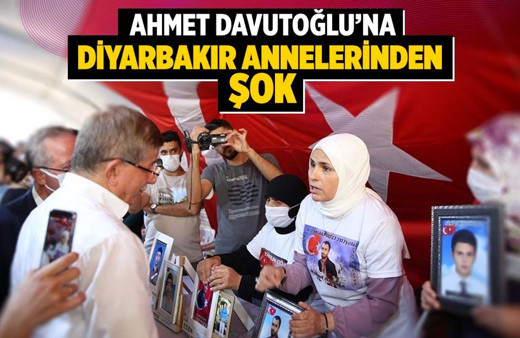 Ahmet Davutoğlu'na Diyarbakır annelerinden şok!