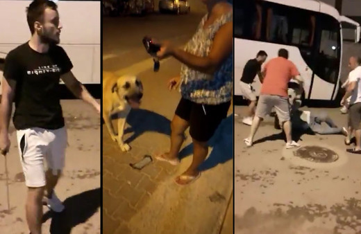 Antalya'da Gelecek Partisi yöneticisi kadın ile eşi ve çocuğuna sokak ortasında dehşeti yaşattılar