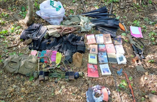 Tunceli’de teröristlere ait silah mühimmat ve yaşam malzemesi ele geçirildi