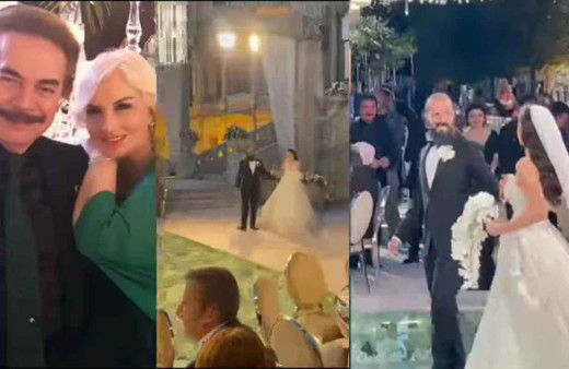 Orhan Gencebay'ın oğlunun düğününde ünlü çiftlerden romantik dans