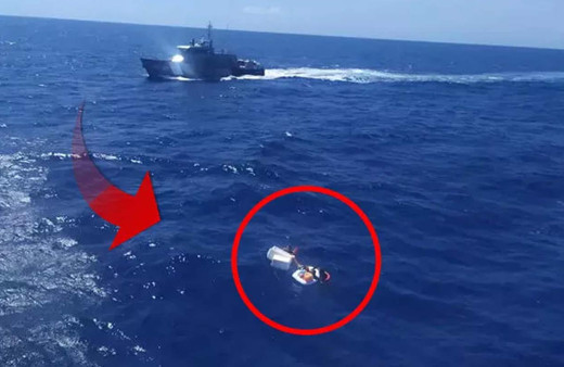 Gemi kazası sonrası denizin ortasında can savaşı! Anne iki çocuğunu emzirip kurtardı ama...