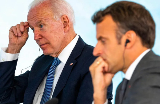 Fransa Cumhurbaşkanı Macron ve ABD Başkanı Biden denizaltı krizini görüşecek