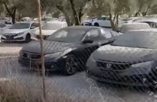 Honda Civic marka otomobiller stoklandı mı? Görüntüler olay oldu Honda'dan açıklama