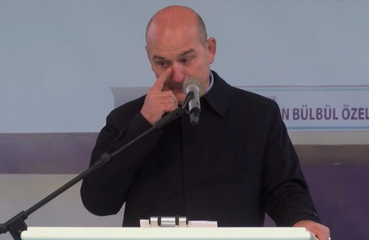 Eren Bülbül adına yaptırılan okul açılışında Bakan Soylu duygulandı