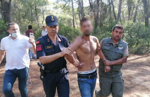 Manavgat'ta ormanı yakarken suçüstü yakalanmıştı! Şüpheli suç makinesi çıktı