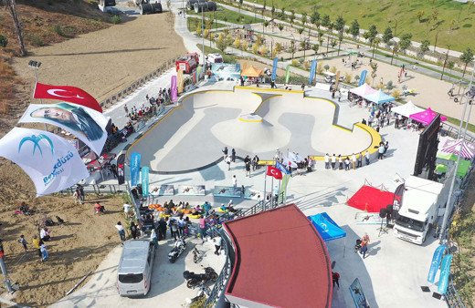 Ekrem İmamoğlu, Türkiye'nin en büyük kaykay pistini açtı! 'Gençler istedi, biz de yaptık'