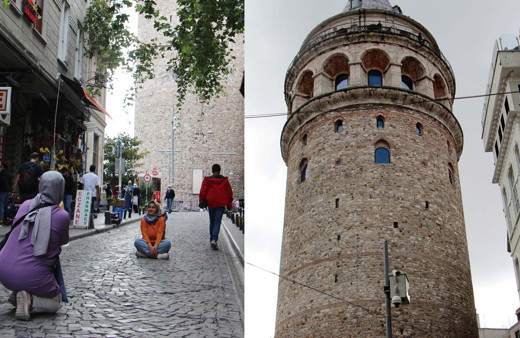 Galata Kulesi'nde fotoğrafları bozan KGYS direği kaldırılıyor