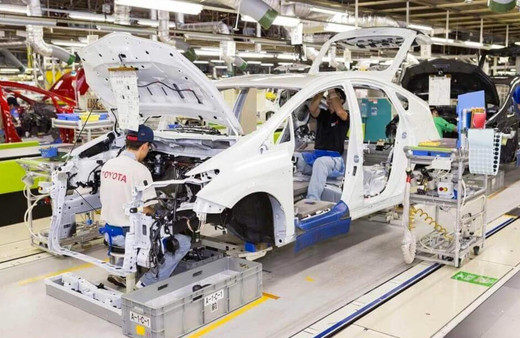 Toyota üretimi  ağustosta yarı iletken açığı sonucu son bir yılda ilk kez düştü
