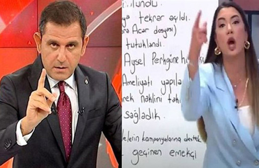 Fulya Öztürk FOX'un eskisi Fatih Portakal'a saydırdı: Ekmek yediğiniz yere laf edemezsin