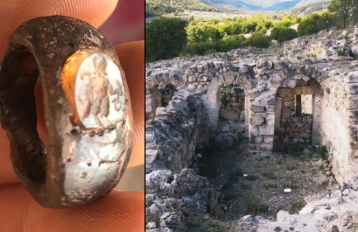 Karabük'te bulundu! 1800 yıllık yüzükteki detayı gören inanamadı