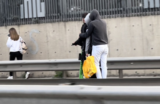 Kadıköy'de pes dedirten scooter yolculuğu o anlar kamerada
