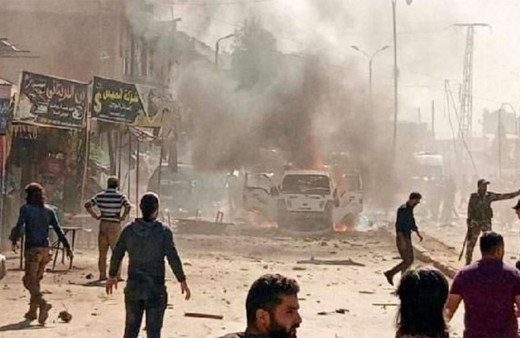 PKK/YPG'den alçak saldırı! Afrin'de pazar yerine bombalı saldırı