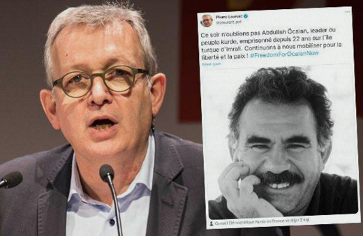 Fransız siyasetçiden skandal Abdullah Öcalan paylaşımı