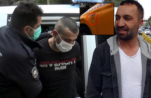 İstanbul'da yolcu olarak bindiği taksiyi çalıp 3 gün taksicilik yaptı! Kapısına bakın ne yazdı