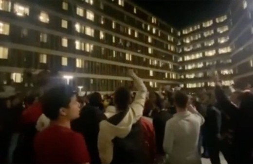 İstanbul’da KYK yurdunda öğrencilerden protesto! İnternet, yemek ve gasp....